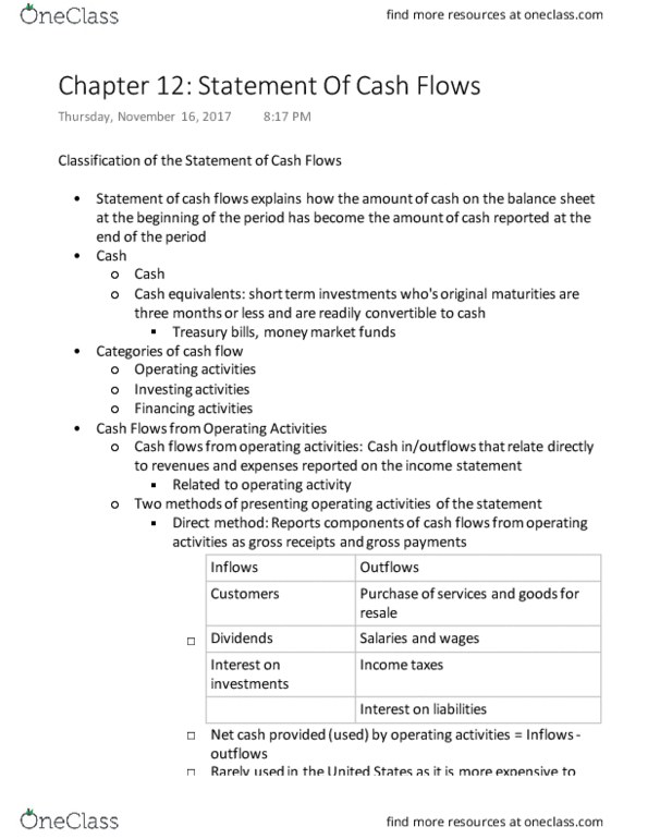 ACCT 2101 Chapter Notes - Chapter 12: Accrual, Free Cash Flow, Retained Earnings thumbnail