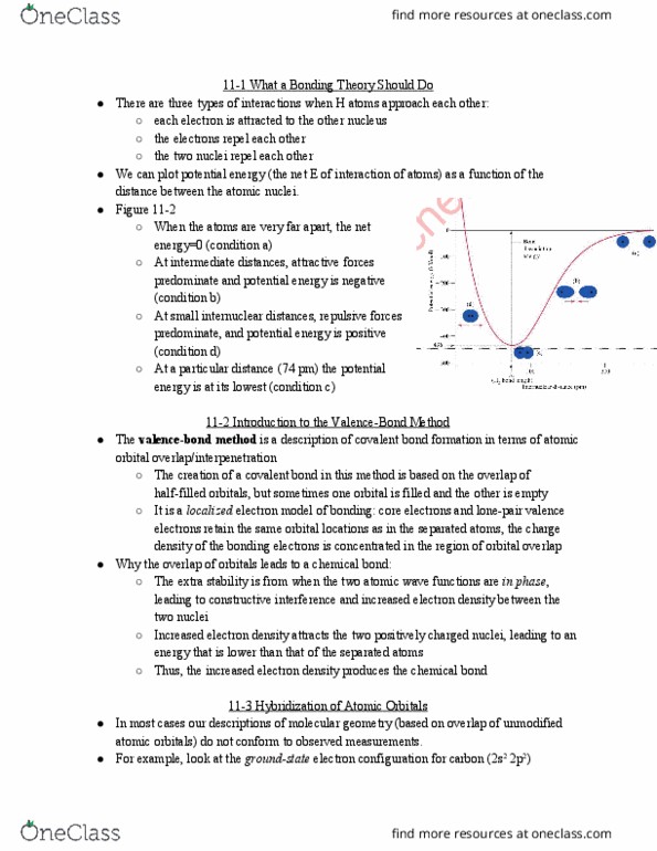 CHEM 1070 Chapter Notes - Chapter 11: Orbital Hybridisation, Lewis Acids And Bases, Nevil Sidgwick thumbnail