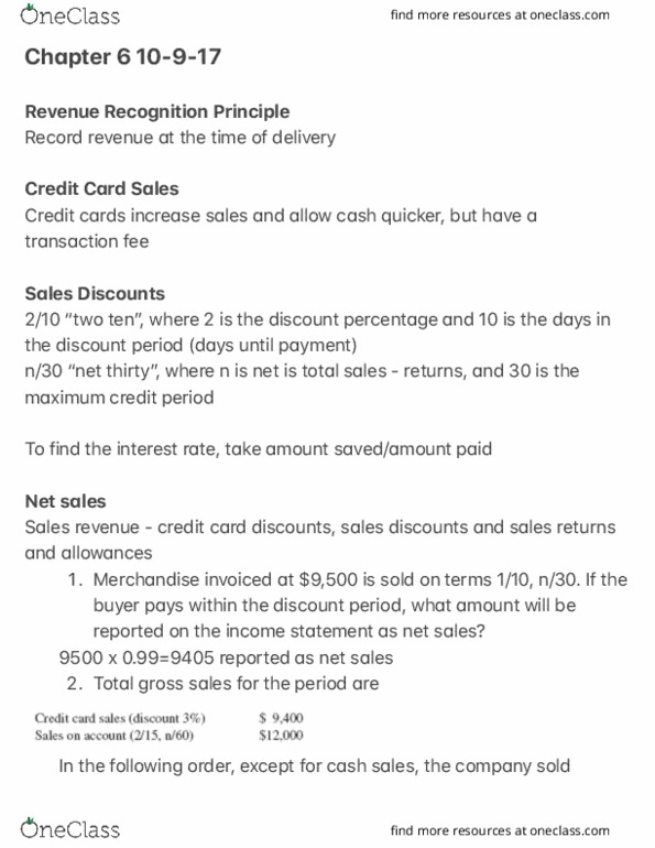 ACCT 2050 Lecture Notes - Lecture 6: Money Order, Sunsoft, Suse Linux Distributions thumbnail