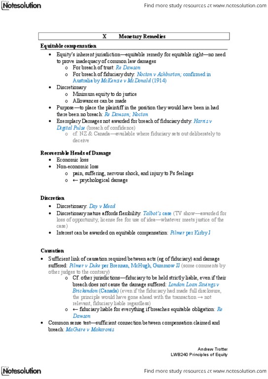 JSB171 Lecture Notes - Lecture 1: Kettle Foods, Specific Performance, Justin Whitlock Dart thumbnail