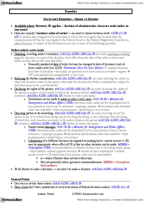 JSB171 Lecture Notes - Lecture 1: Rsa Insurance Group, Elementary Cellular Automaton, Aust thumbnail