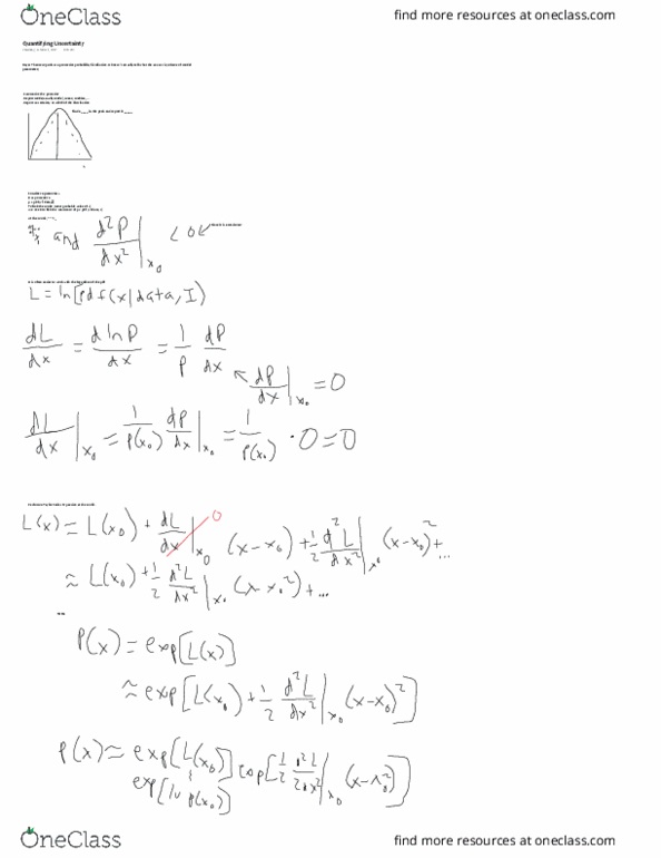 I INF 451 Lecture Notes - Lecture 9: Taylor Series thumbnail