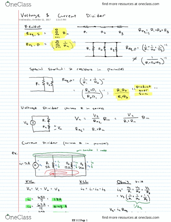 EE 112 Lecture 8: Lecture 8 Notes thumbnail