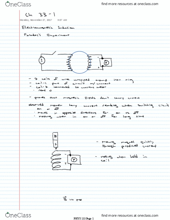 PHYS 133 Lecture 20: Lecture 20 Notes thumbnail