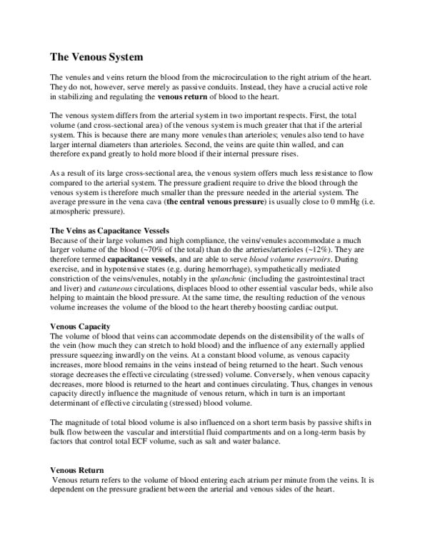 BIOC63H3 Lecture Notes - Lecture 9: Blood Pressure, Cardiac Output, Stroke Volume thumbnail