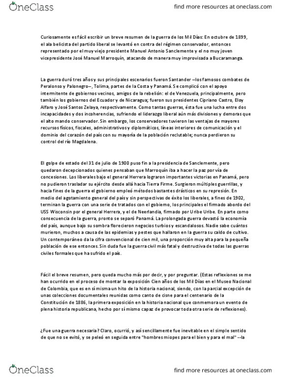 FIH101 Lecture Notes - Lecture 15: Club Olimpo, Miguel Antonio Caro, Labia Minora thumbnail