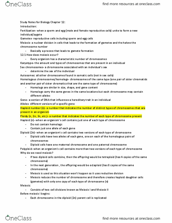 BLG 143 Chapter Notes - Chapter 12: Beta-Galactosidase, Galactose, Dynamic Structures thumbnail