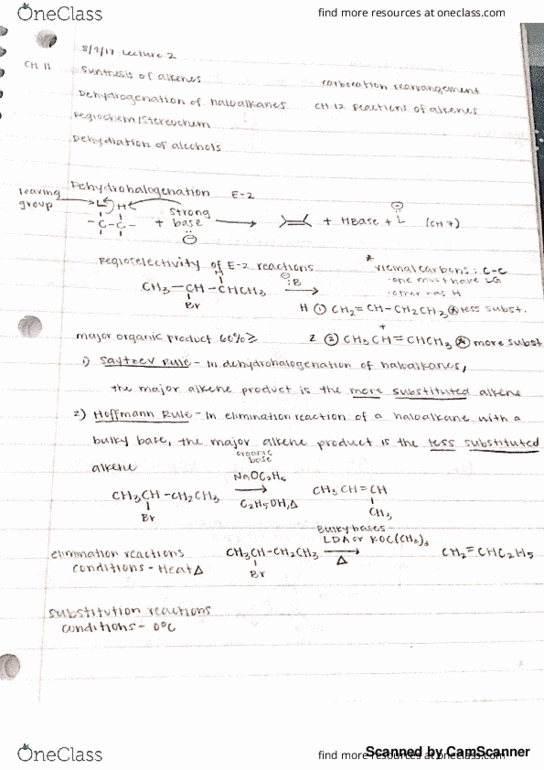 CHE 118B Lecture 6: Dehydrogenation & Stereochem thumbnail