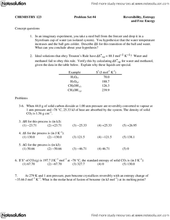 CHEM 123 Lecture Notes - Equilibrium Constant, Titanium Tetrachloride, Dinitrogen Tetroxide thumbnail