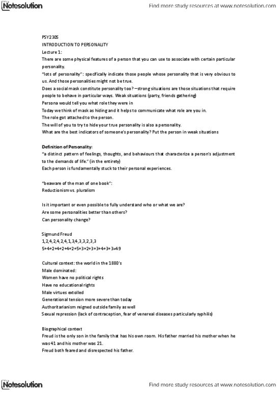 PSY230H1 Chapter Notes -Reality Principle, Reaction Formation, Iceberg thumbnail