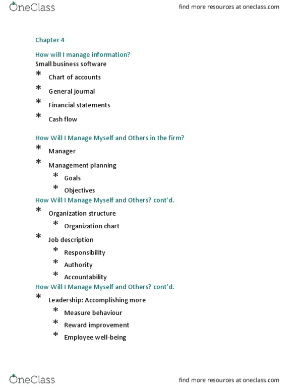 Event Management - Event and Exhibit Design ENT801 Chapter Notes - Chapter 4: General Journal, Cash Flow, Financial Statement thumbnail