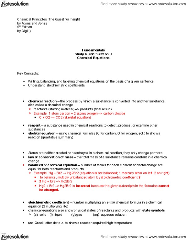 CHEM 1A Chapter Notes -Dotdash, Chemical Equation, Chemical Formula thumbnail