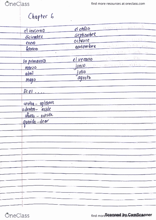 SPAN 201 Lecture 5: Spanish-1-Notes-11-12 thumbnail