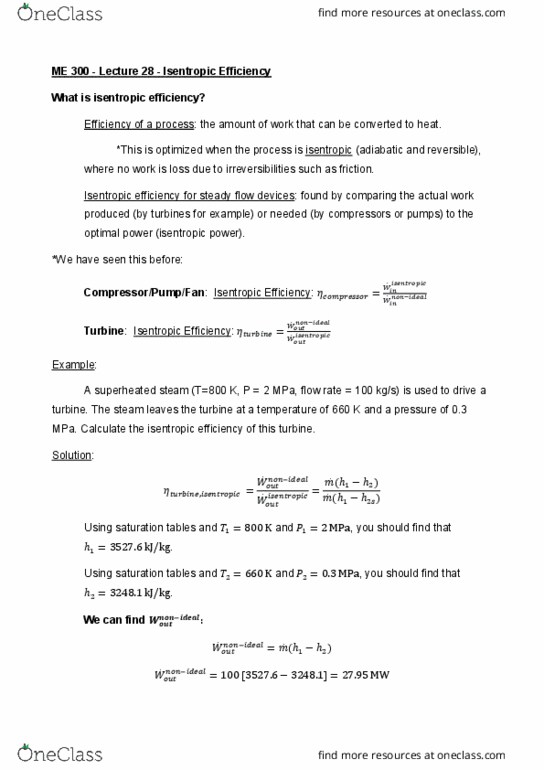 METEO 300 Lecture Notes - Lecture 28: Isentropic Process, Superheating thumbnail