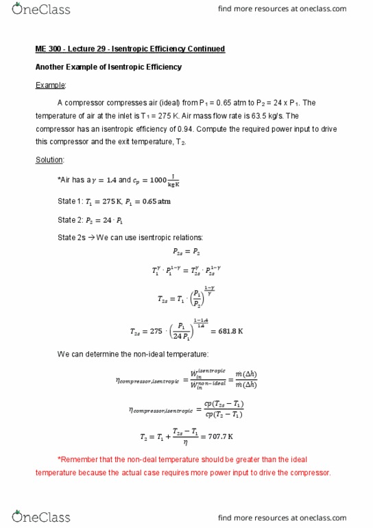 METEO 300 Lecture Notes - Lecture 29: Isentropic Process, Air Mass thumbnail