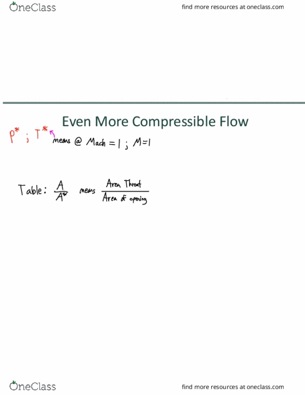 ME 440 Lecture 12: ME 440 Lecture 12 Part 1 Even More Compressible Flow thumbnail