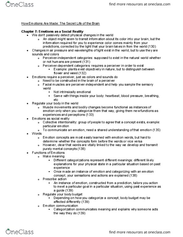 PSYC2241 Chapter Notes - Chapter 7: Collective Intentionality, Facial Muscles, Social Influence thumbnail