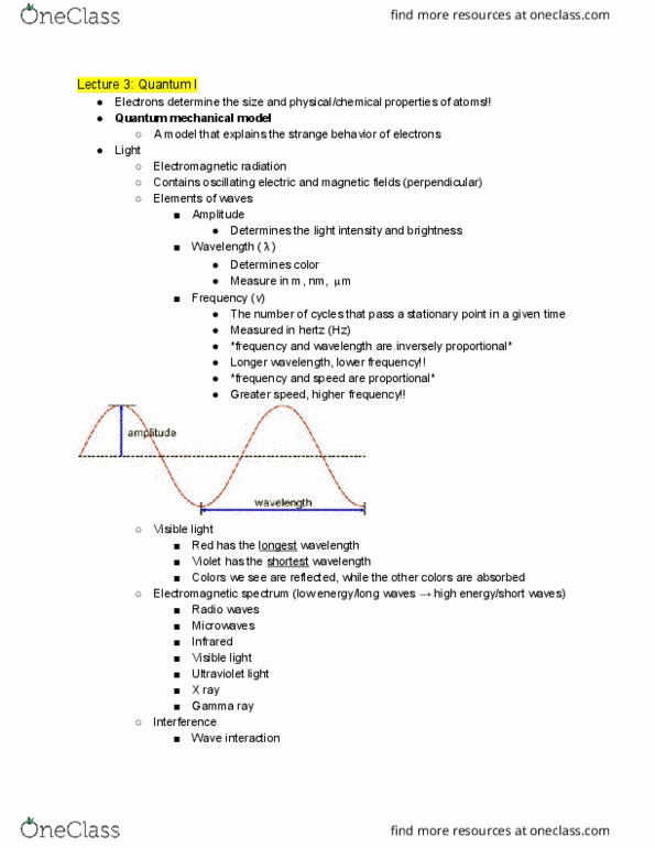 CHEM 1A Lecture Notes - Lecture 3: Gamma Ray, Electromagnetic Spectrum, Stationary Point thumbnail