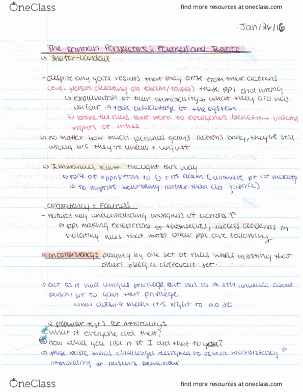 PHLA11H3 Chapter 2: Detailed Course Readings Notes: 