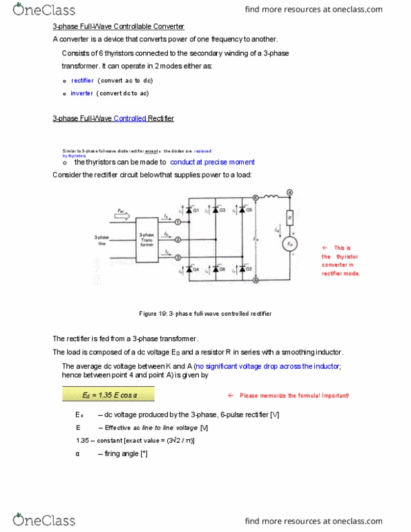 MEEN 225 Lecture Notes - Lecture 5: Inductor, Rectifier, Internal Resistance thumbnail