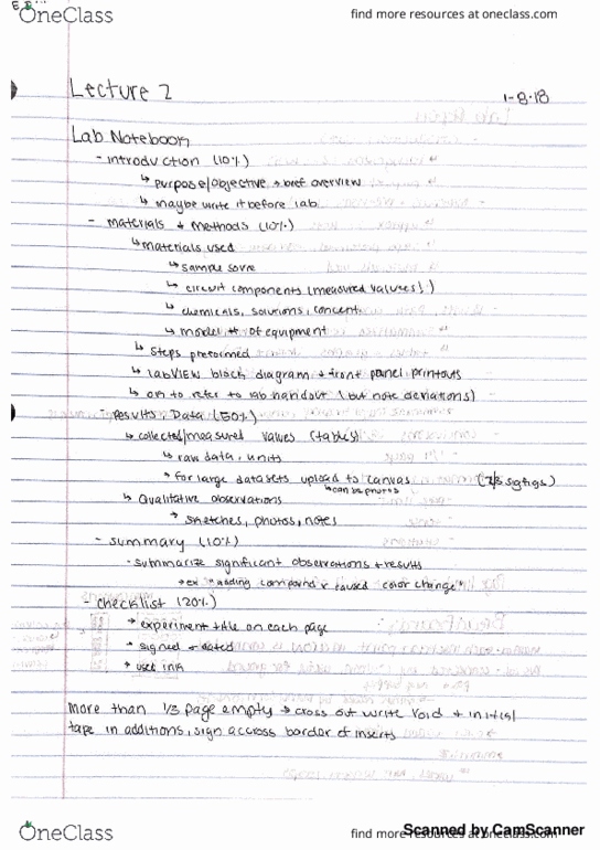 BIOMEDE 241 Lecture 2: BME 241 - Lab Notebooks, Lab Reports and Breadboards thumbnail
