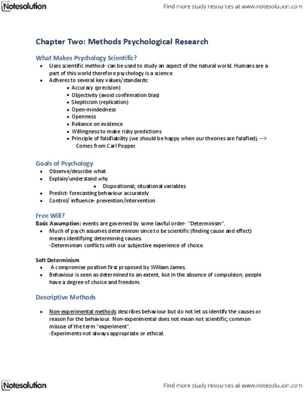 PSYC-1000 Chapter Notes - Chapter 2: Informed Consent, Hand Washing, Confirmation Bias thumbnail