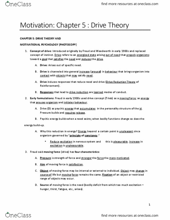 PSYC 2230 Chapter Notes - Chapter 5: Neurosis, Little Albert Experiment, Xerostomia thumbnail