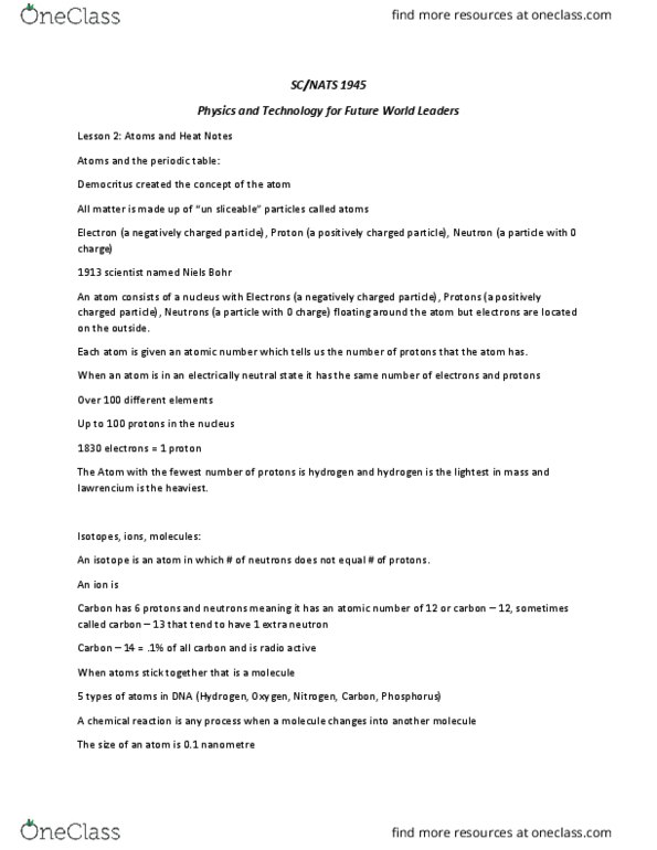 NATS 1945 Lecture Notes - Lecture 2: Sound Energy, Aurora, Wwf Forceable Entry thumbnail