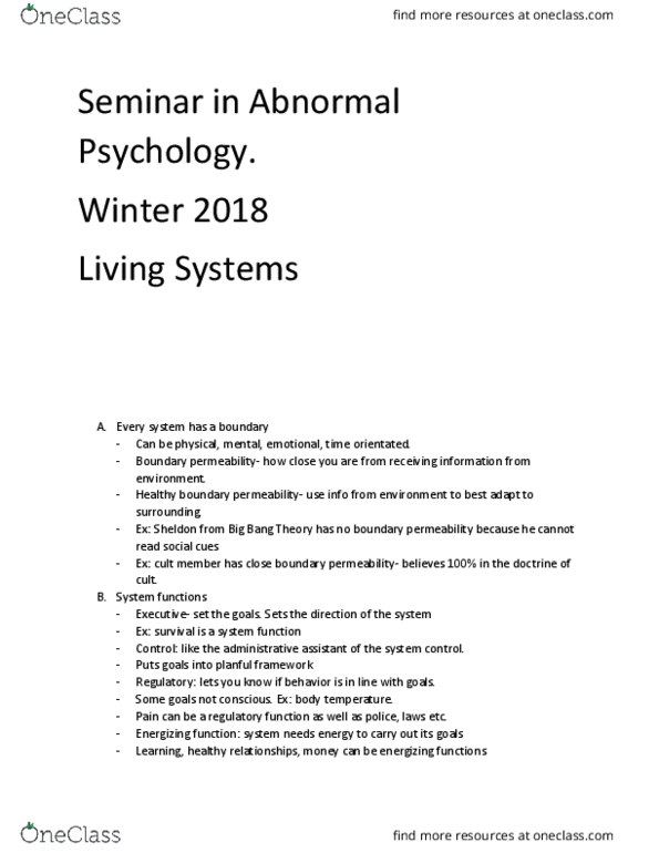 PSY 451 Lecture 2: Living Systems thumbnail