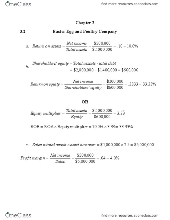 MGMT 3320 Lecture Notes - Lecture 3: Sinking Fund, Asset Turnover, Inventory Turnover thumbnail