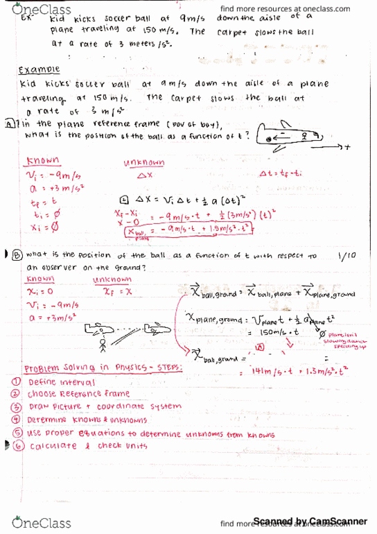 PHY 1A Lecture 2: Chapter 2-3 Freefall, Graphical Analysis, Motion in 2D, Addition and Subtraction of Vectors thumbnail