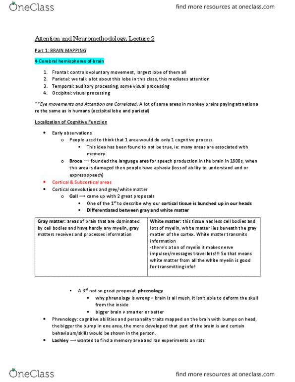 PSYC 330 Lecture Notes - Lecture 2: Lecture Recording, Electrophysiology, Molecular Vibration thumbnail