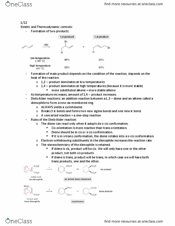 CHM 2211 Lecture Notes - Lecture 3: Reaction Rate, Stereochemistry, Addition Reaction thumbnail