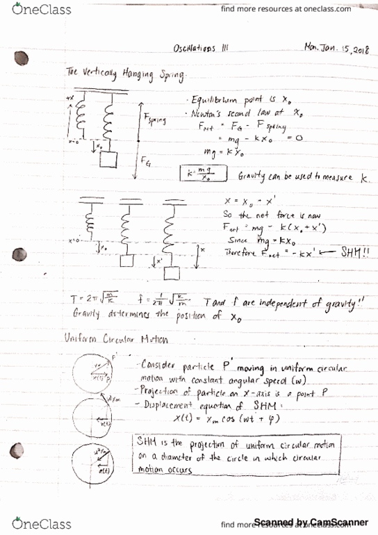 Physics 1029A/B Lecture 4: Oscillations III thumbnail