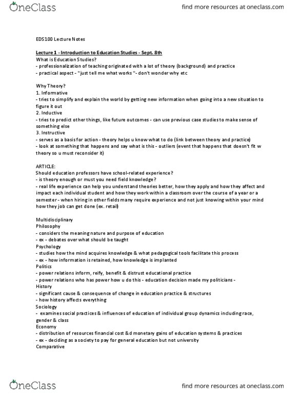 EDS100H5 Lecture Notes - Lecture 2: Group Dynamics thumbnail