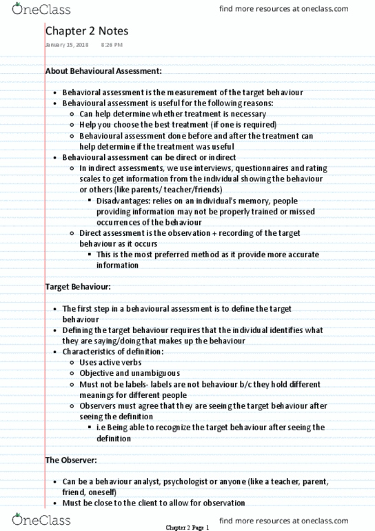 PSYCO282 Chapter Notes - Chapter 2: Barcode, Stopwatch thumbnail