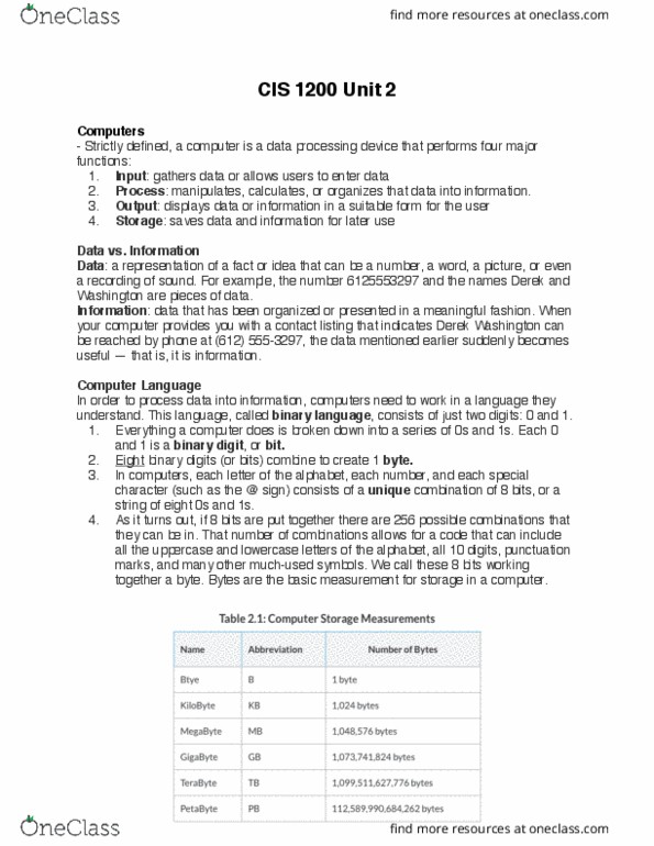 CIS 1200 Lecture Notes - Lecture 2: Coated Paper, Typewriter, Assistive Technology thumbnail