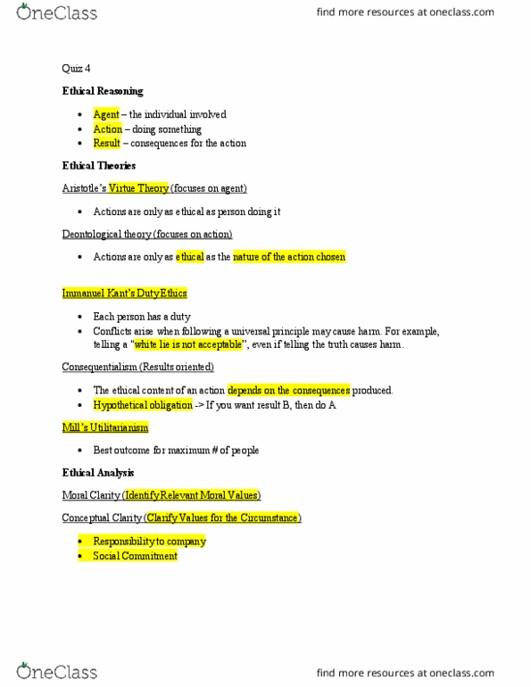 ENGR 201 Lecture Notes - Lecture 4: Consequentialism thumbnail