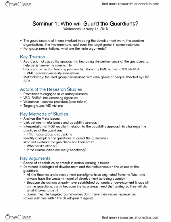 DVM 2106 Lecture Notes - Lecture 3: Capability Approach, Action Learning, Dominant Ideology thumbnail