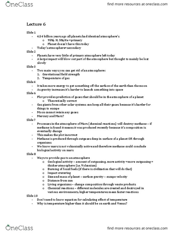 Astronomy 2232F/G Lecture Notes - Lecture 5: Escape Velocity, Gravitational Field, Volcanism thumbnail