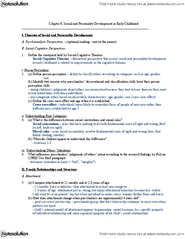 FMST 210 Chapter Notes - Chapter 8: Child Discipline, Mental Model, Social Perception thumbnail