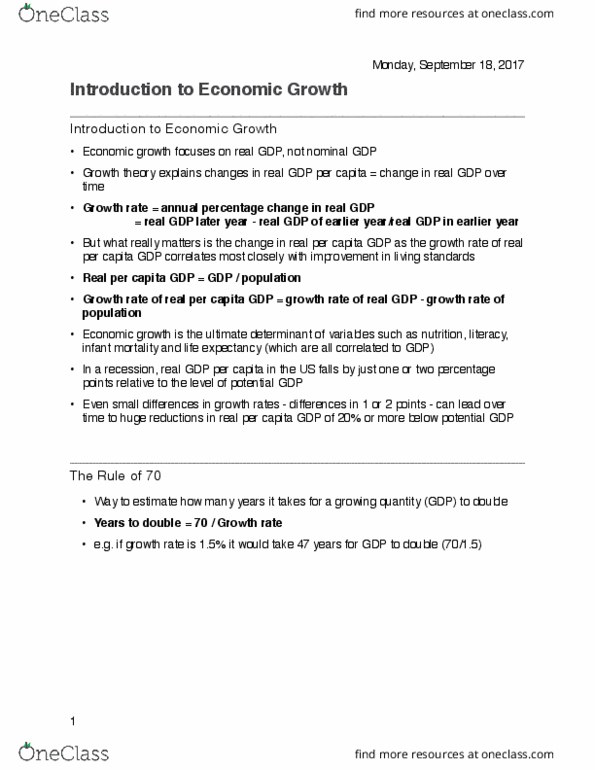 CAS EC 102 Lecture Notes - Lecture 3: Potential Output, Infant Mortality, Physical Capital thumbnail