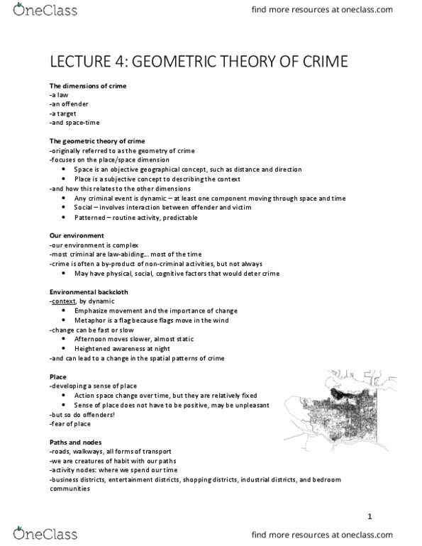CRIM 352 Lecture Notes - Lecture 4: Yaletown, Commuter Town, Gastown thumbnail