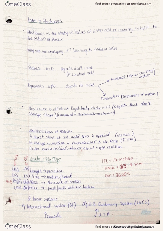 ECOR 1101 Lecture Notes - Lecture 1: Horse Length thumbnail