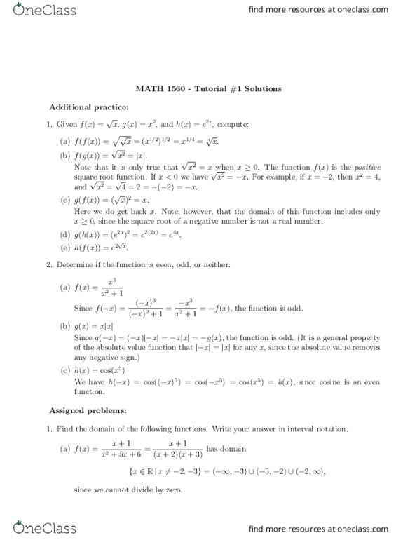 Mathematics 1560 Chapter Notes - Chapter 2: The Sketch, Eval, Negative Number thumbnail