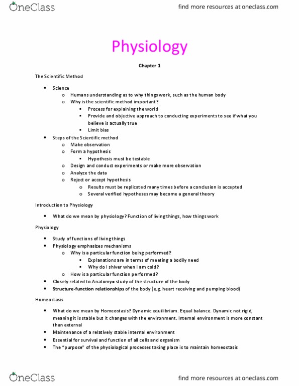 HHP 1300 Lecture Notes - Lecture 1: Connective Tissue, Adipose Tissue, Nervous Tissue thumbnail