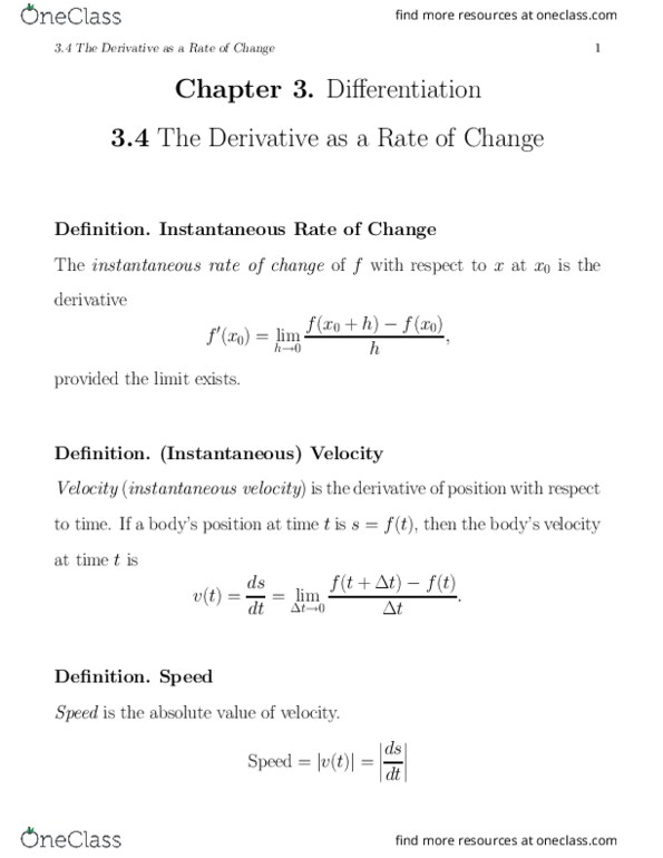 Mathematics 1560 Lecture 13: c3s4 thumbnail