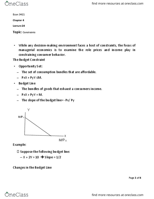 ECON 3411 Lecture Notes - Lecture 24: Xm Satellite Radio, Market Rate, Indifference Curve thumbnail