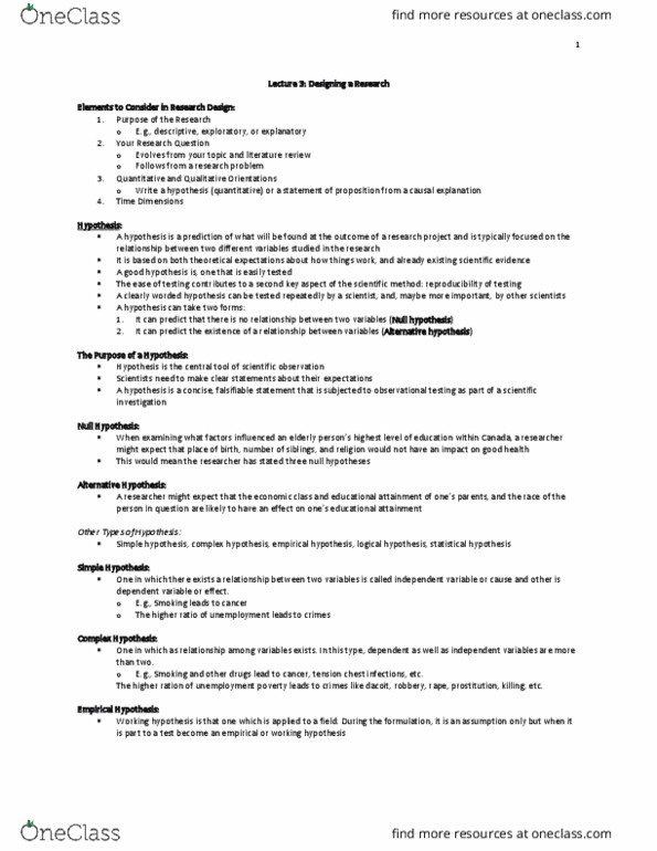 HLTHAGE 2A03 Lecture Notes - Lecture 3: Null Hypothesis, Alternative Hypothesis, Test Statistic thumbnail