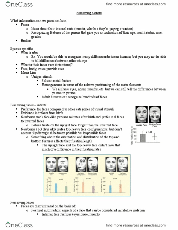 PSY353H5 Lecture Notes - Lecture 3: Two-Streams Hypothesis, Face Perception, N170 thumbnail